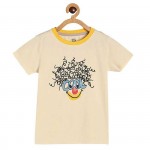 Miniklub Knit T-Shirt - Beige, 3-4yr